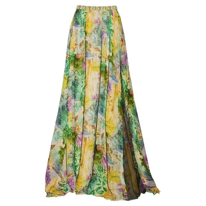 Bloomwave Monokini & Skirt Set